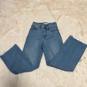 J. Crew‎ stretched pants,High Waist CROPPED Blue Jeans  Women’s Size 24P